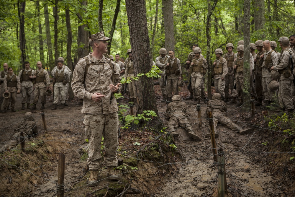 OCS Instructors at Combat Course