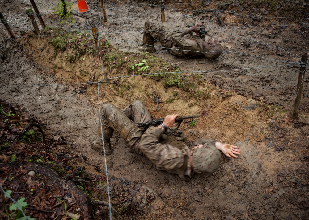 OCS Instructors at Combat Course