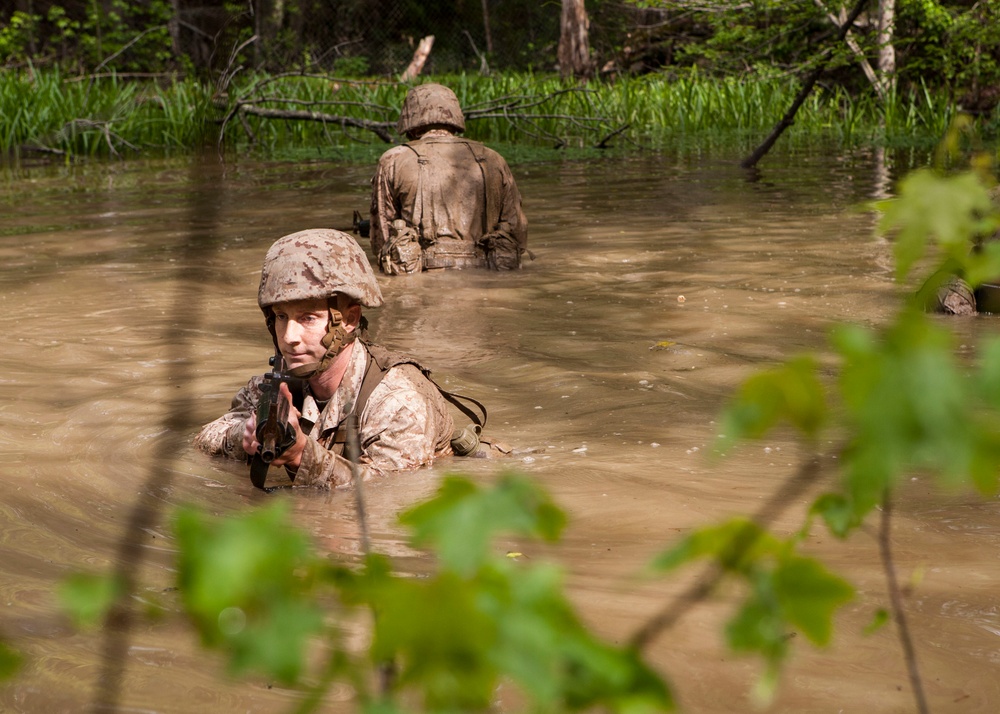 OCS Instructors at Combat Course