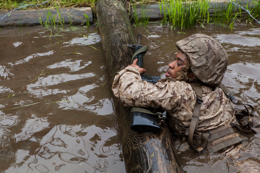 OCS Instructors at Combat Course