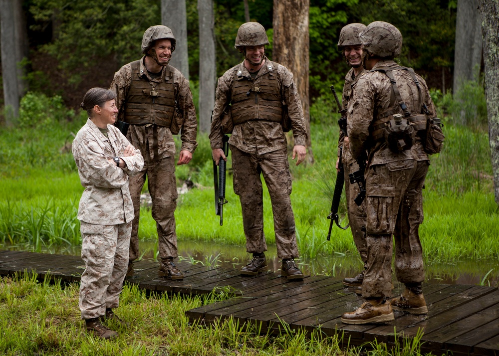 OCS Instructors at Combat Course