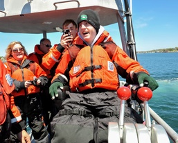 Underway with Matty; Coast Guard Station Gloucester honors  one-of-a-kind Shipmate