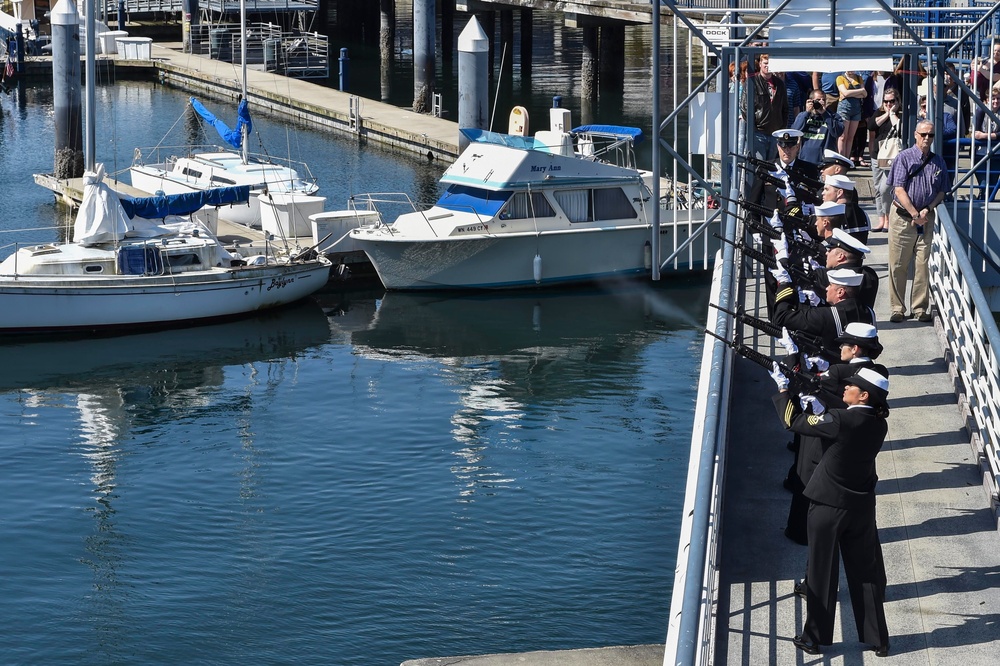 Sailors and Marines remember the fallen aboard USS Turner Joy