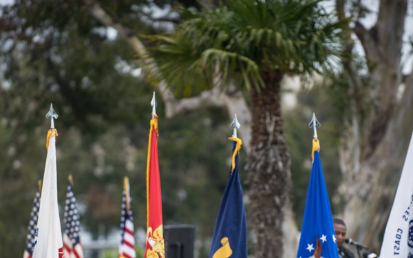 Joint color guard honors the fallen