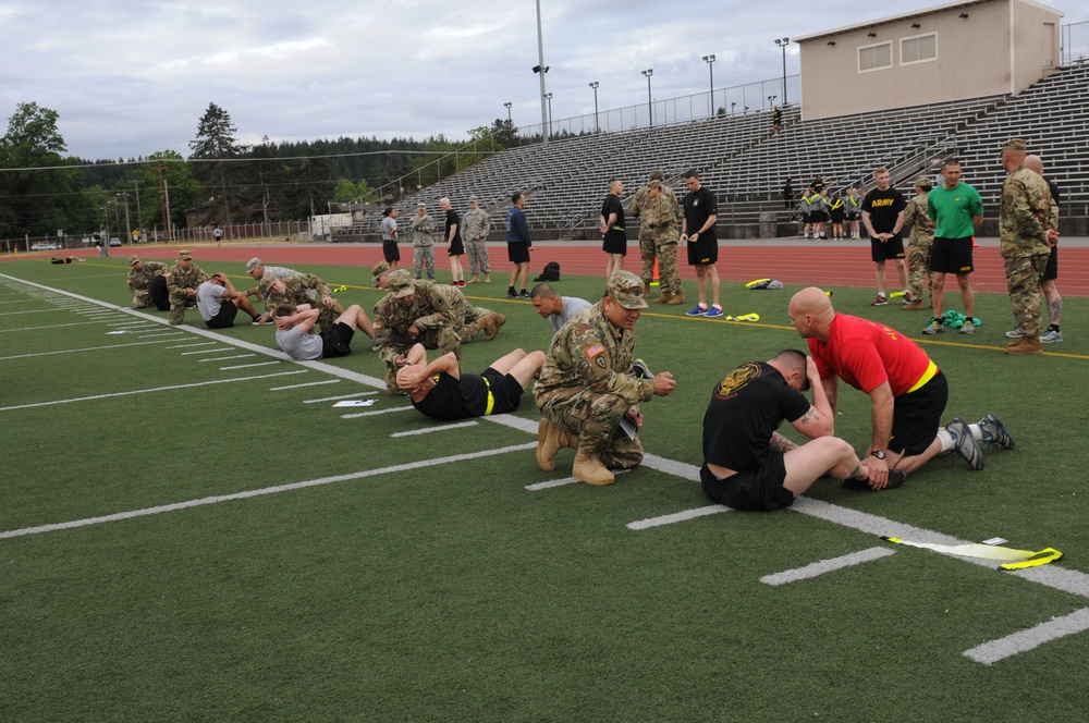 Soldiers challenge themselves in the I Corps Best Warrior Competition