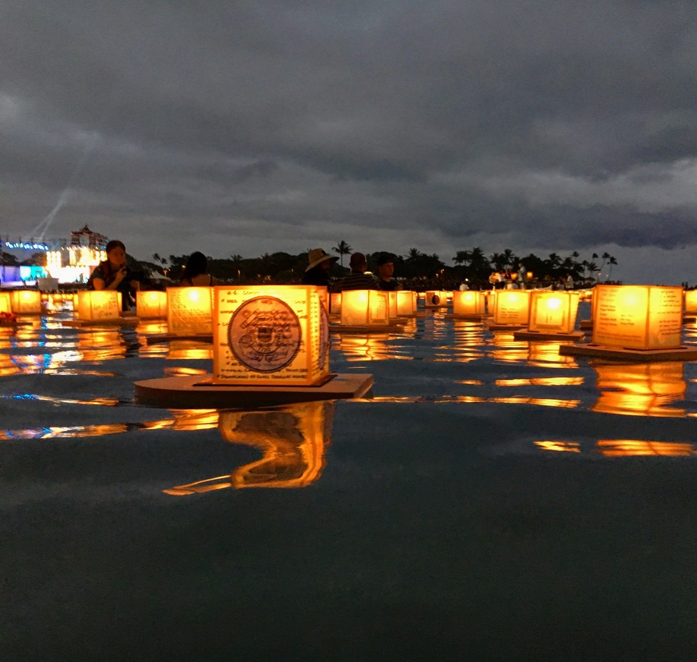 Coast Guardsmen, Marines remembered at Lantern Floating Hawaii