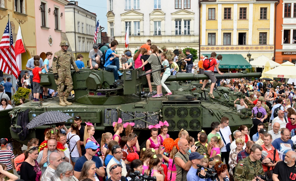 Exercise Dragoon Ride Arrives in Tarnow, Poland