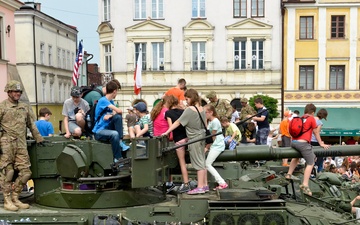 Exercise Dragoon Ride Arrives in Tarnow, Poland