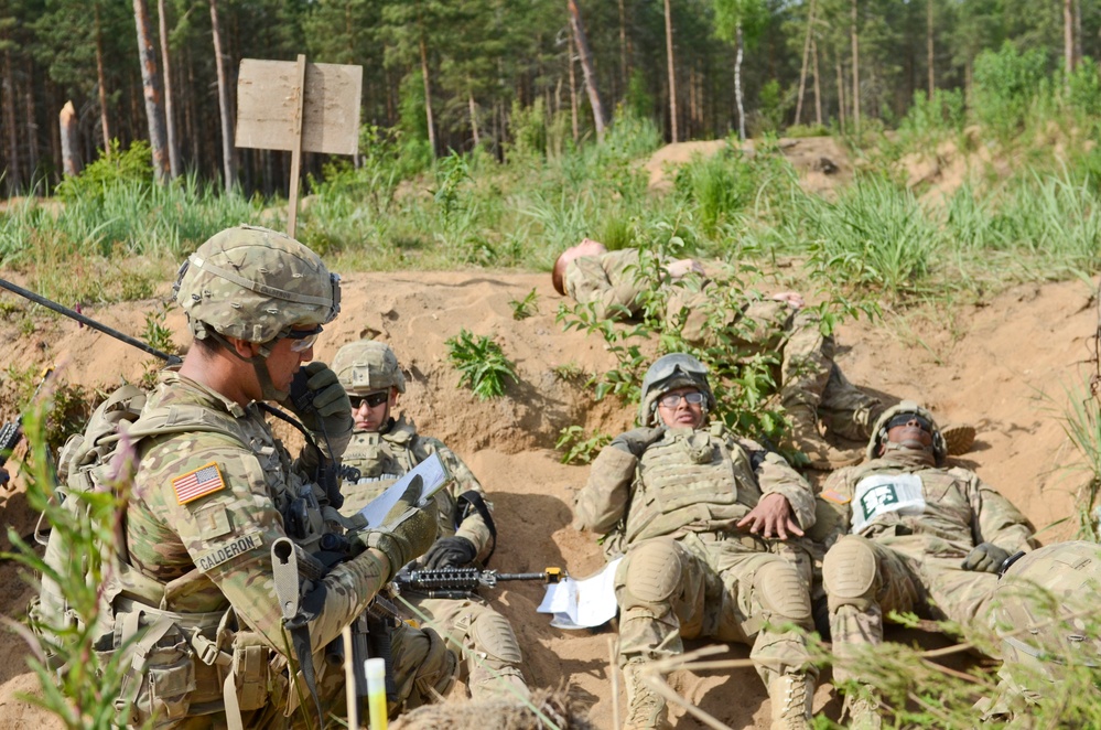 Eagle Troop proves strength, endurance in Estonia
