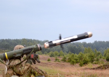 Javelin anti-tank missile at Anakonda 16