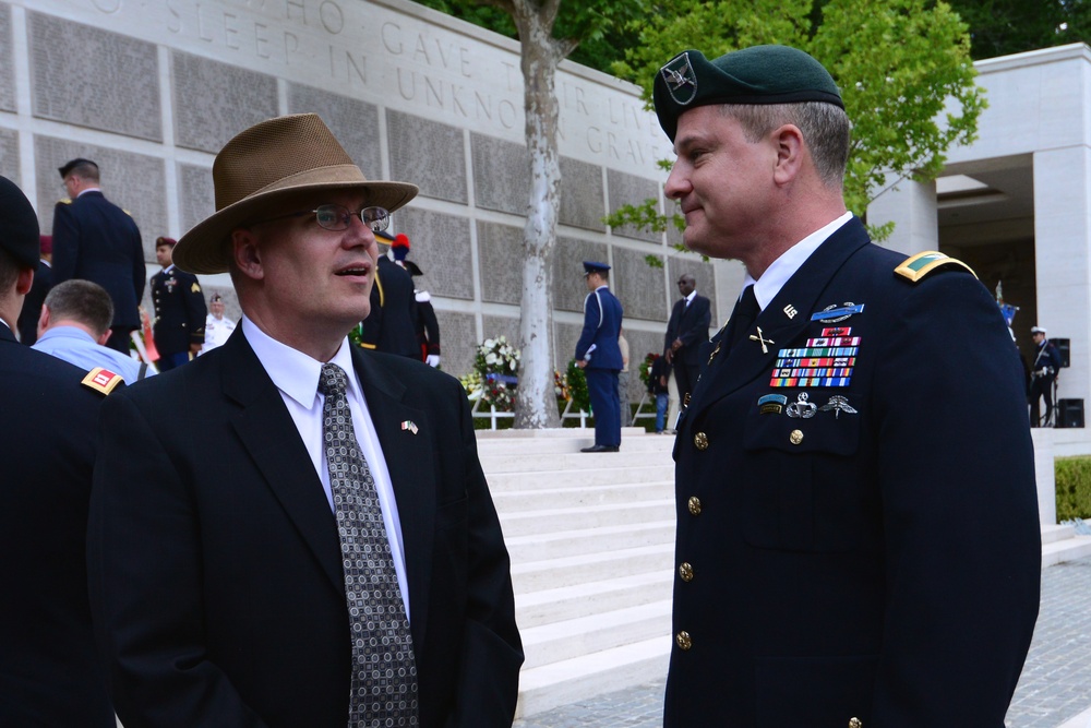 Memorial Day Ceremony at Florence American Cemetery and Memorial 2016