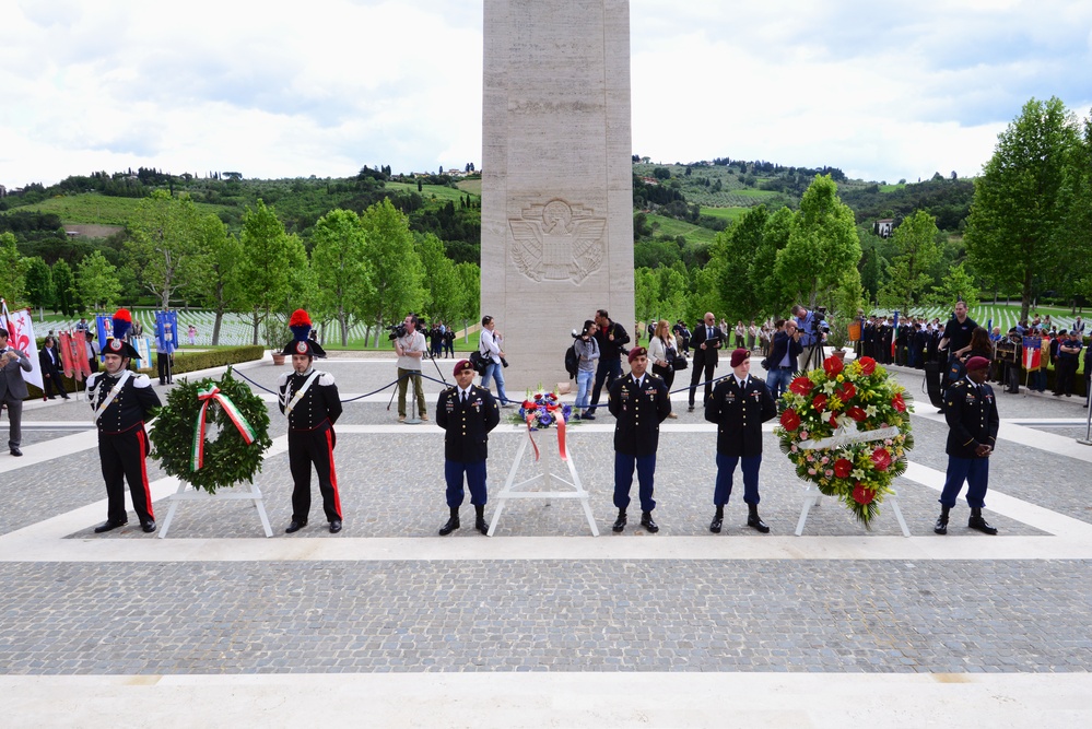 Memorial Day Ceremony at Florence American Cemetery and Memorial 2016