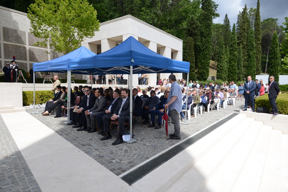 Memorial Day Ceremony at Florence American Cemetery and Memorial 2016