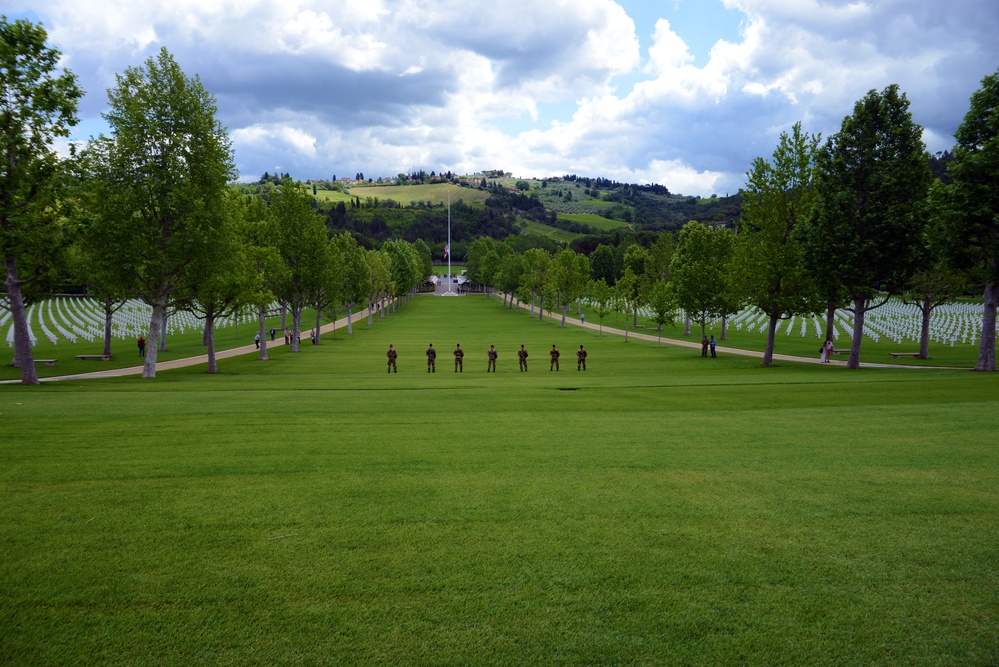 Memorial Day Ceremony at Florence American Cemetery and Memorial 2016