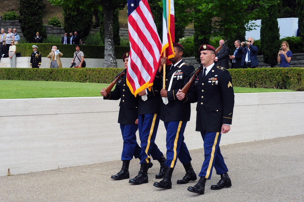 Memorial Day Ceremony at Florence American Cemetery and Memorial 2016