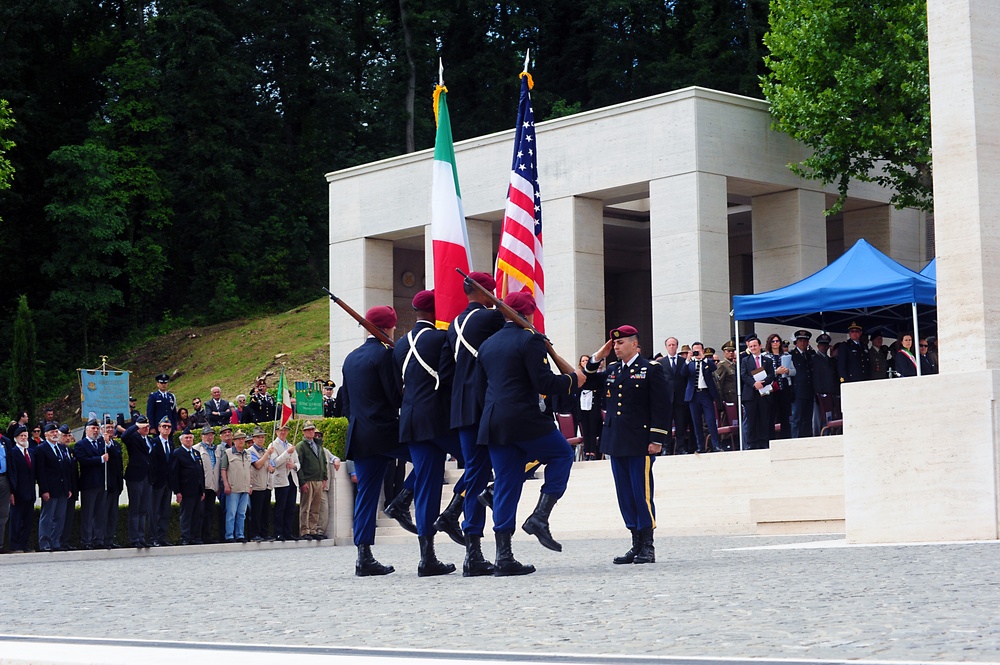 Memorial Day Ceremony at Florence American Cemetery and Memorial 2016