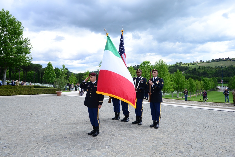 Memorial Day Ceremony at Florence American Cemetery and Memorial 2016