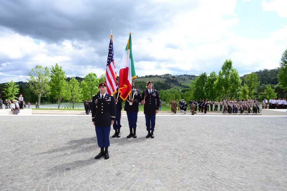 Memorial Day Ceremony at Florence American Cemetery and Memorial 2016