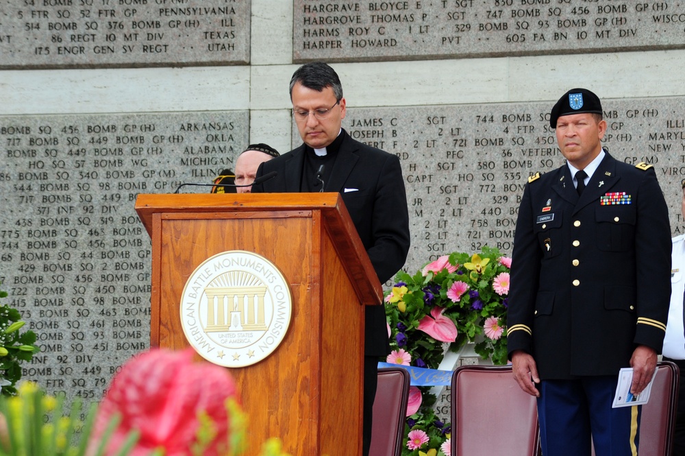 Memorial Day Ceremony at Florence American Cemetery and Memorial 2016