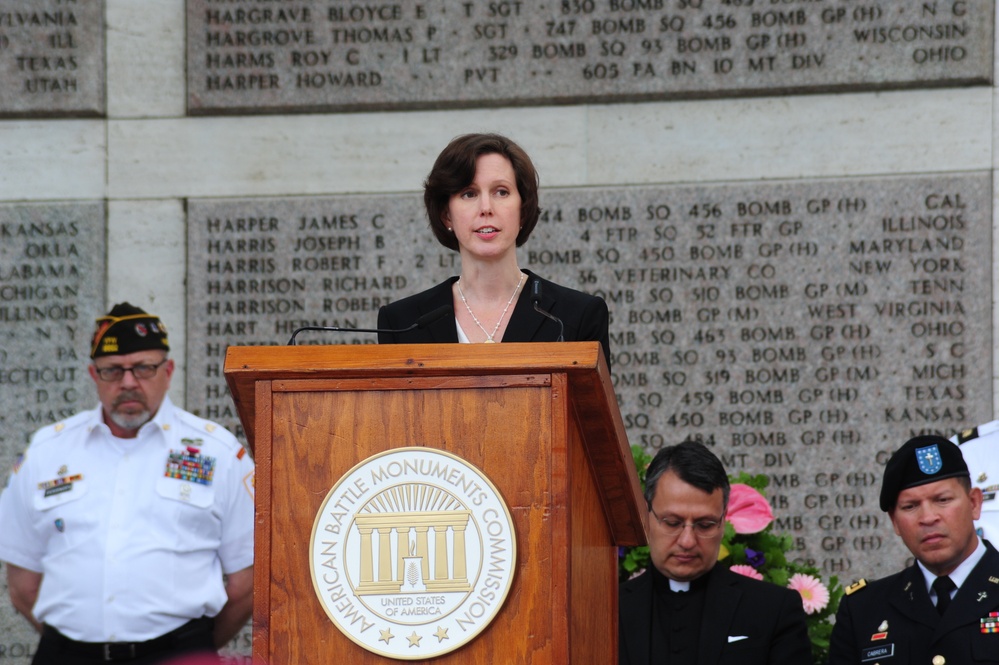 Memorial Day Ceremony at Florence American Cemetery and Memorial 2016