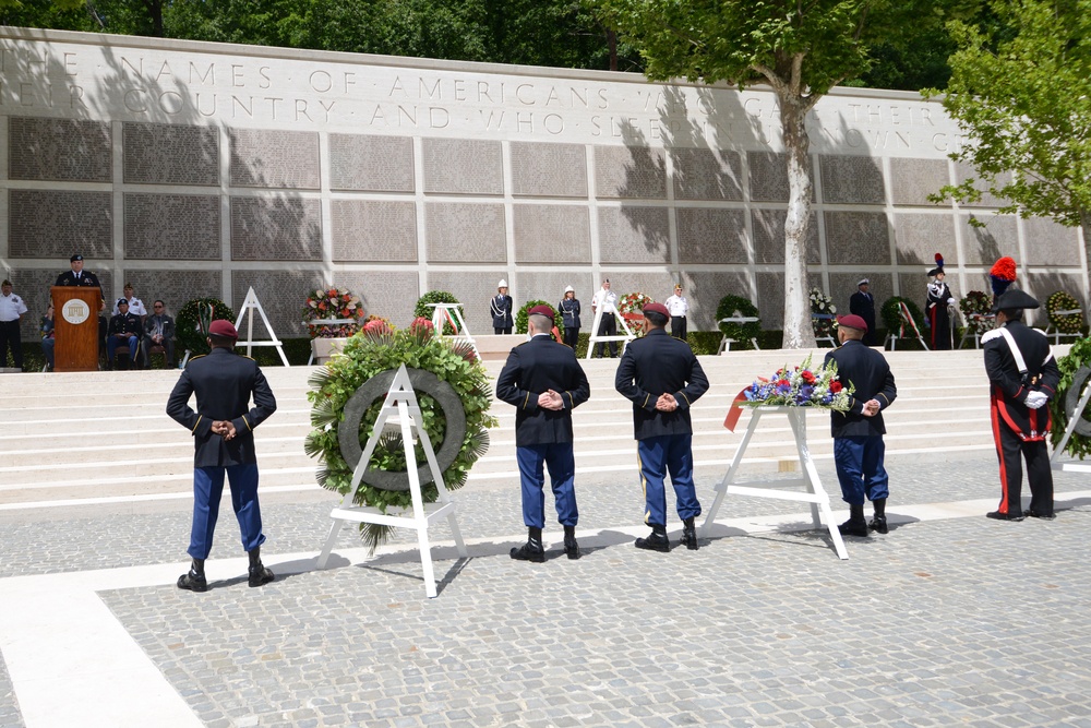 Memorial Day Ceremony at Florence American Cemetery and Memorial 2016