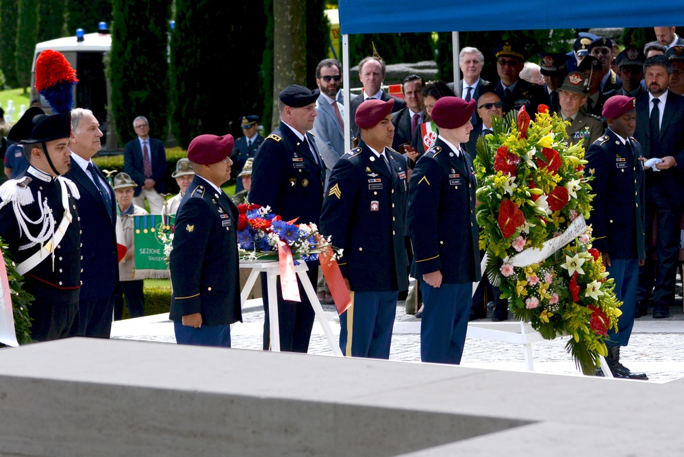 Memorial Day Ceremony at Florence American Cemetery and Memorial 2016