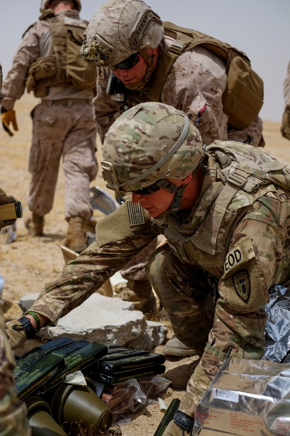 Special Purpose MAGTF-CR-CC conducts Combined EOD Explosive Effects Training