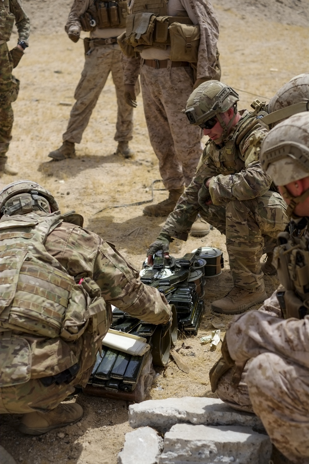 Special Purpose MAGTF-CR-CC conducts Combined EOD Explosive Effects Training