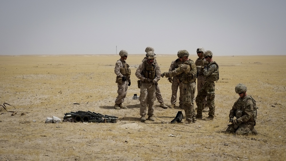 Special Purpose MAGTF-CR-CC conducts Combined EOD Explosive Effects Training