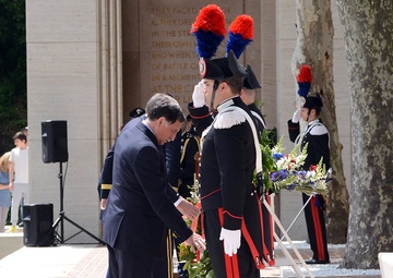 Memorial Day Ceremony at Florence American Cemetery and Memorial 2016