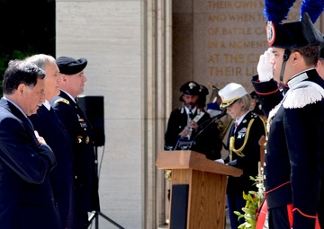 Memorial Day Ceremony at Florence American Cemetery and Memorial 2016