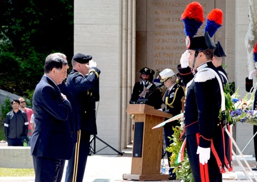 Memorial Day Ceremony at Florence American Cemetery and Memorial 2016