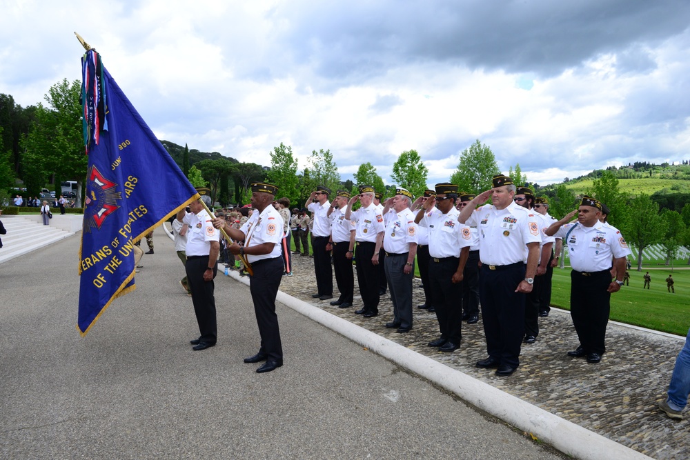 Memorial Day Ceremony at Florence American Cemetery and Memorial 2016