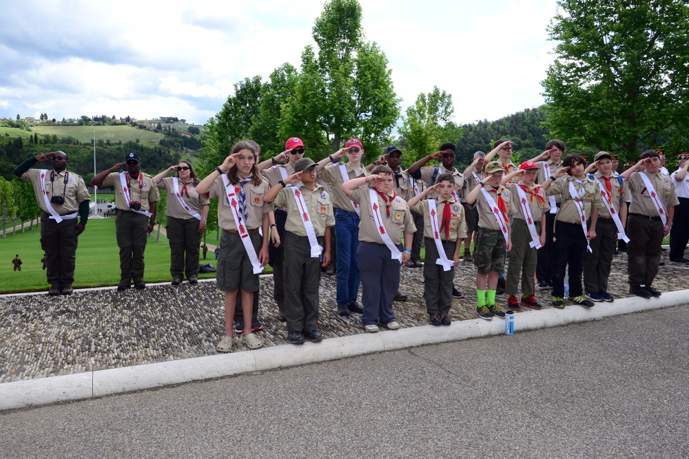 Memorial Day Ceremony at Florence American Cemetery and Memorial 2016