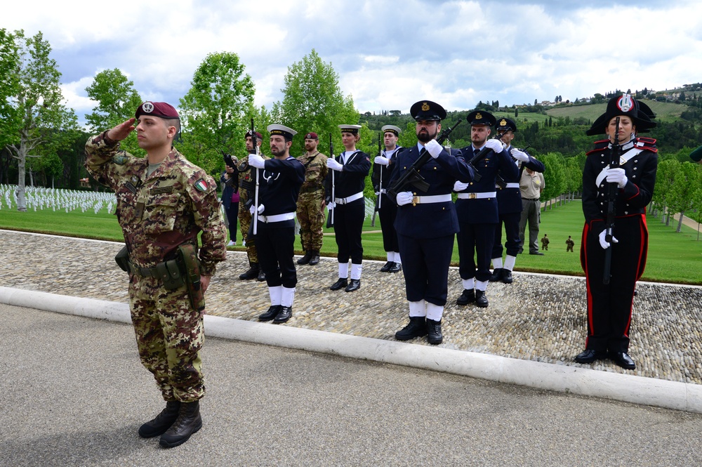 Memorial Day Ceremony at Florence American Cemetery and Memorial 2016