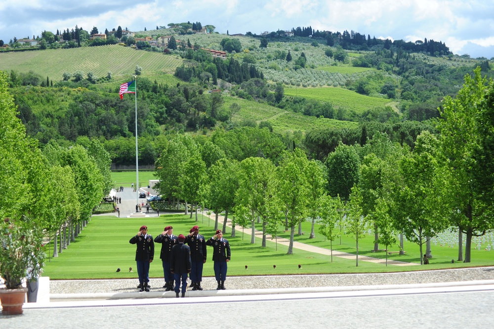 Memorial Day Ceremony at Florence American Cemetery and Memorial 2016