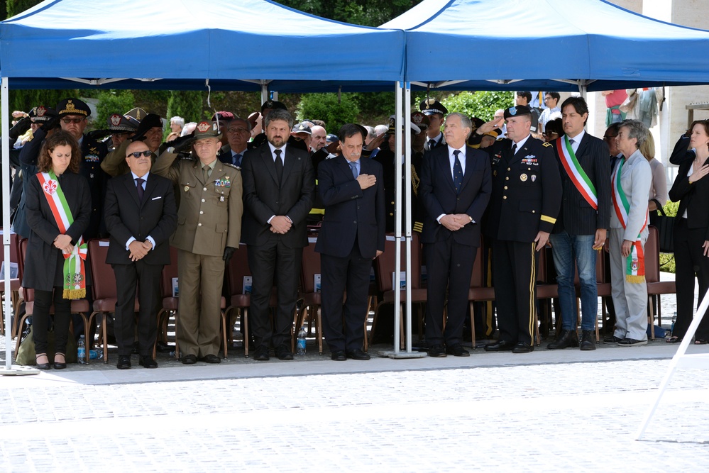 Memorial Day Ceremony at Florence American Cemetery and Memorial 2016