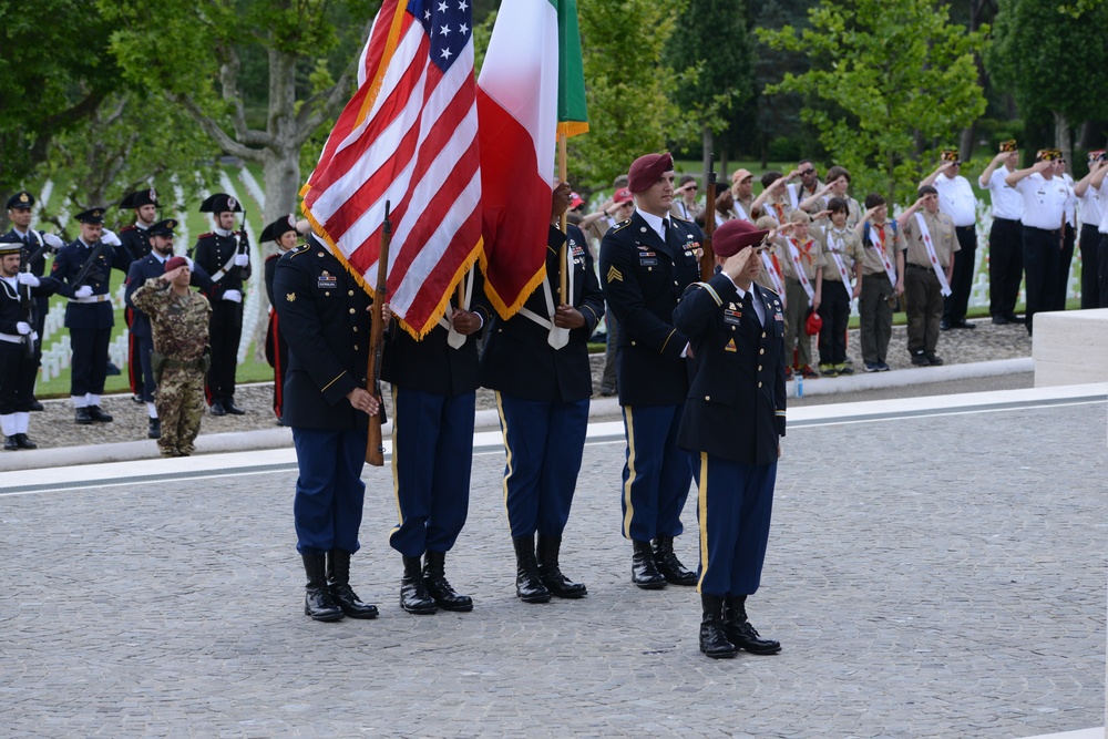 Memorial Day Ceremony at Florence American Cemetery and Memorial 2016