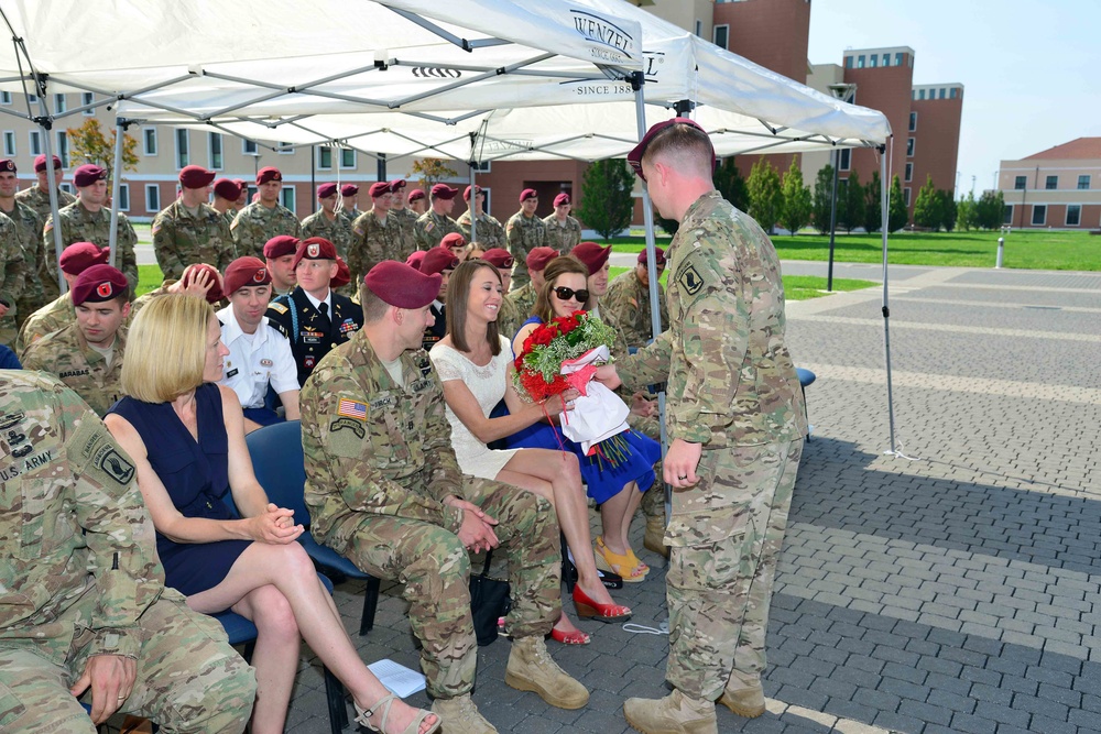 Change of Command Ceremony Company B, 2nd Battalion, 503rd Infantry Regiment, 173rd Airborne Brigade