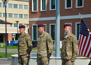 Change of Command Ceremony Company B, 2nd Battalion, 503rd Infantry Regiment, 173rd Airborne Brigade