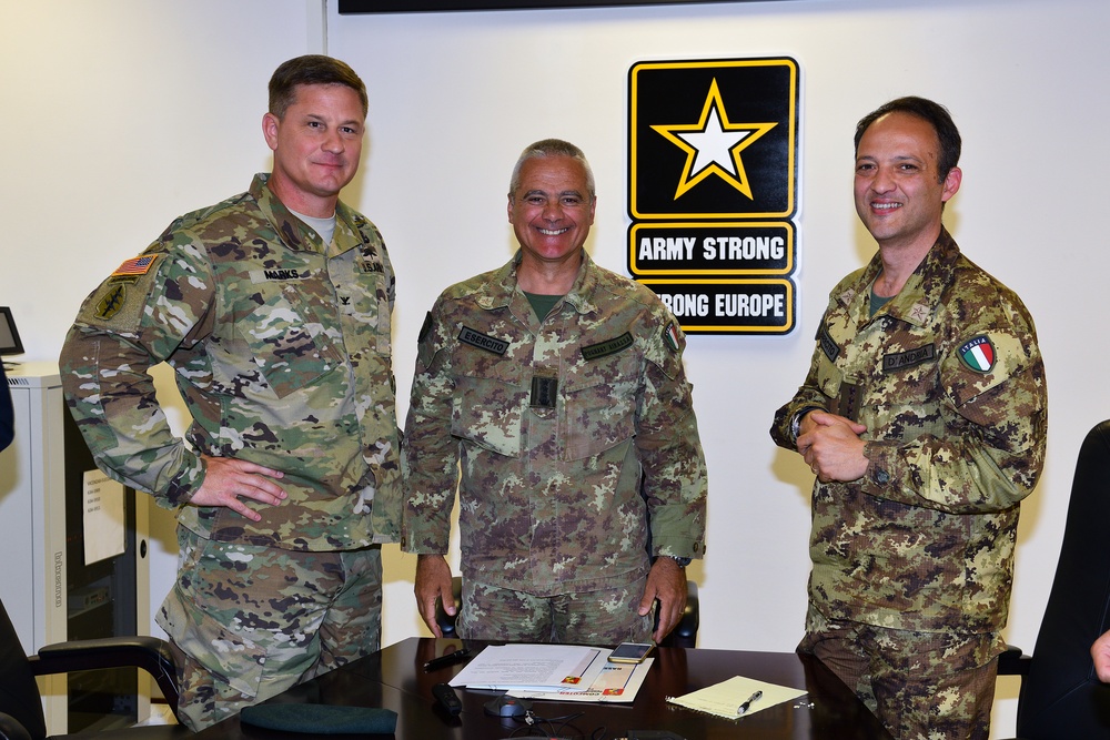 Meeting Media Strategies "COMFOTER" Italian Army and U.S. Army