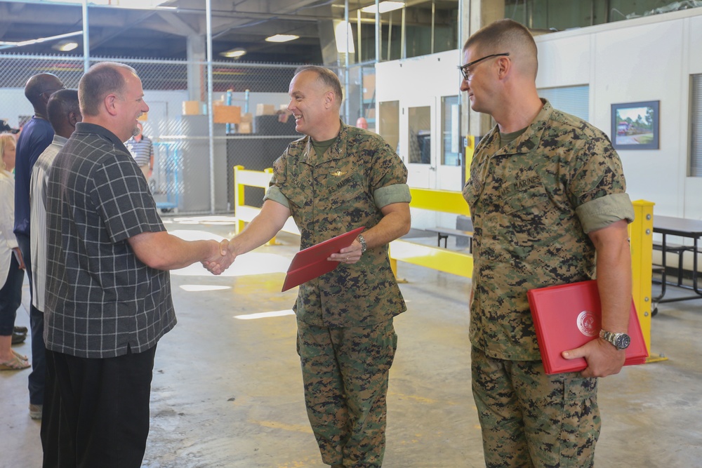 Traffic Management Office civilian receives award