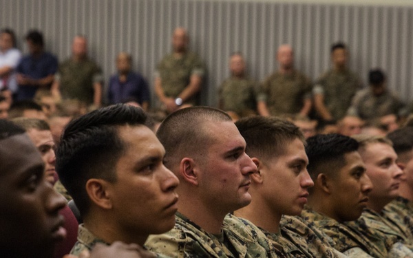 III MEF CG speaks to Marines on period of unity and mourning