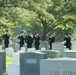 The graveside service for U.S. Army Capt. Stephanie Rader in Arlington National Cemetery