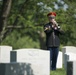 The graveside service for U.S. Army Capt. Stephanie Rader in Arlington National Cemetery