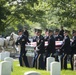 The graveside service for U.S. Army Capt. Stephanie Rader in Arlington National Cemetery