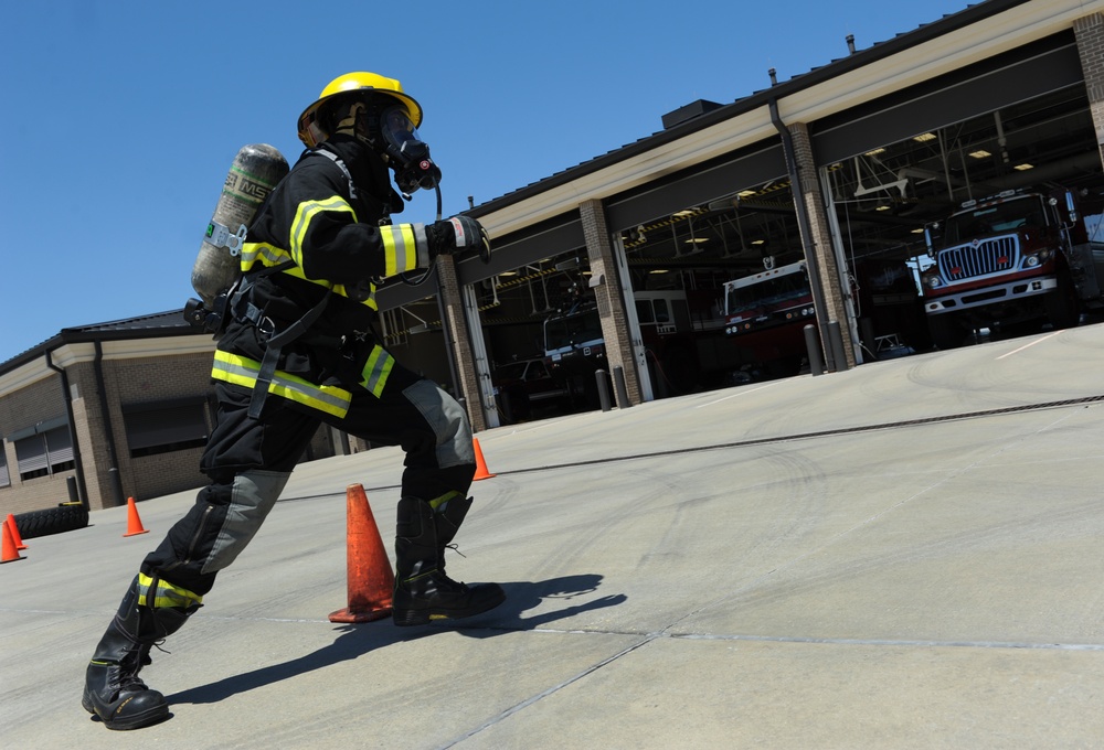 Fire Department brings the heat in firefighter combat challenge