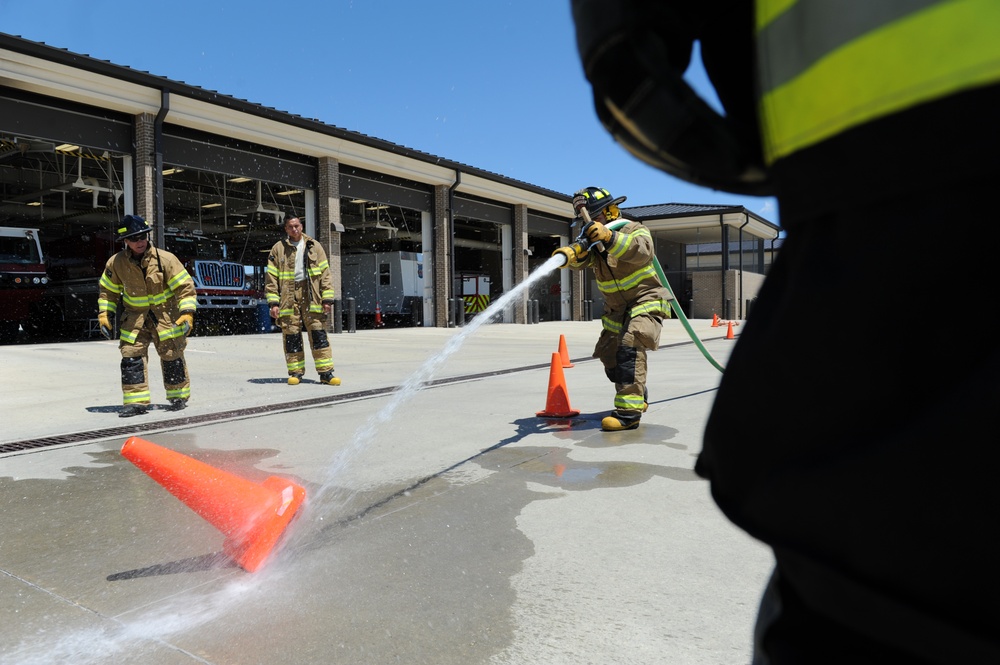 Fire Department brings the heat in firefighter combat challenge