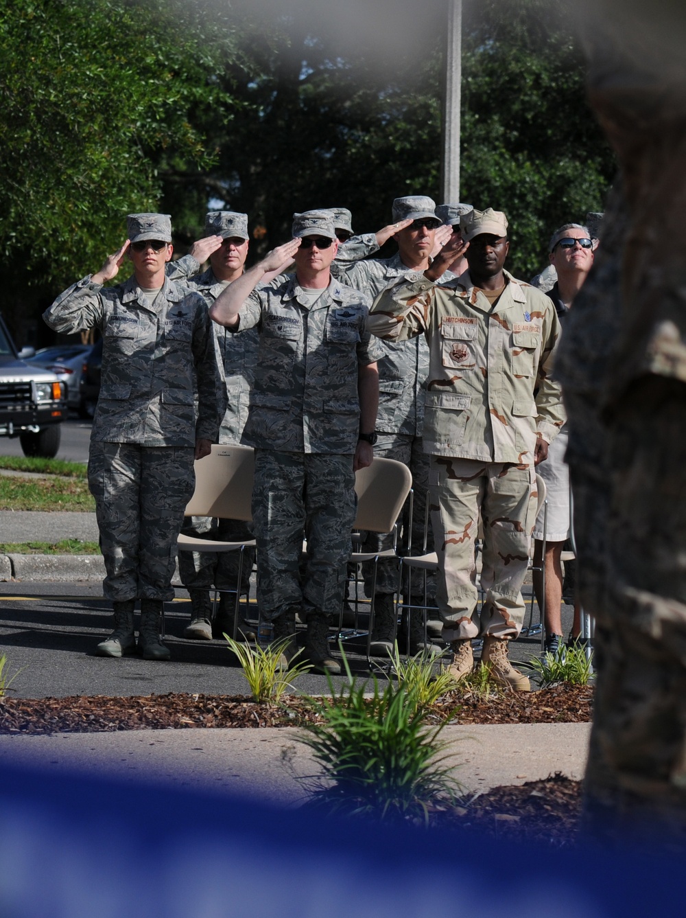 Keesler honors Memorial Day with retreat ceremony