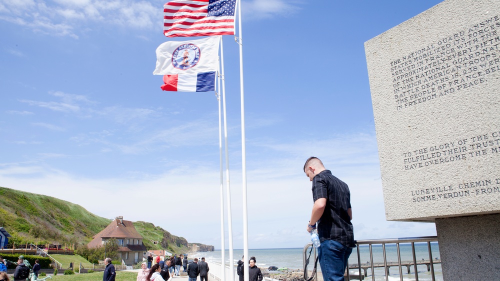 Marines tour hallowed ground of World War II in France